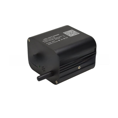 Voice-controlled fiber optic lamp