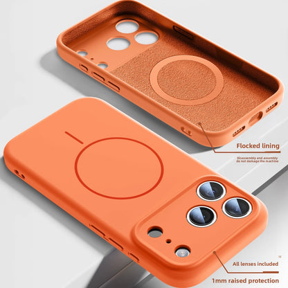 Magnetic Liquid Silicone Phone Case