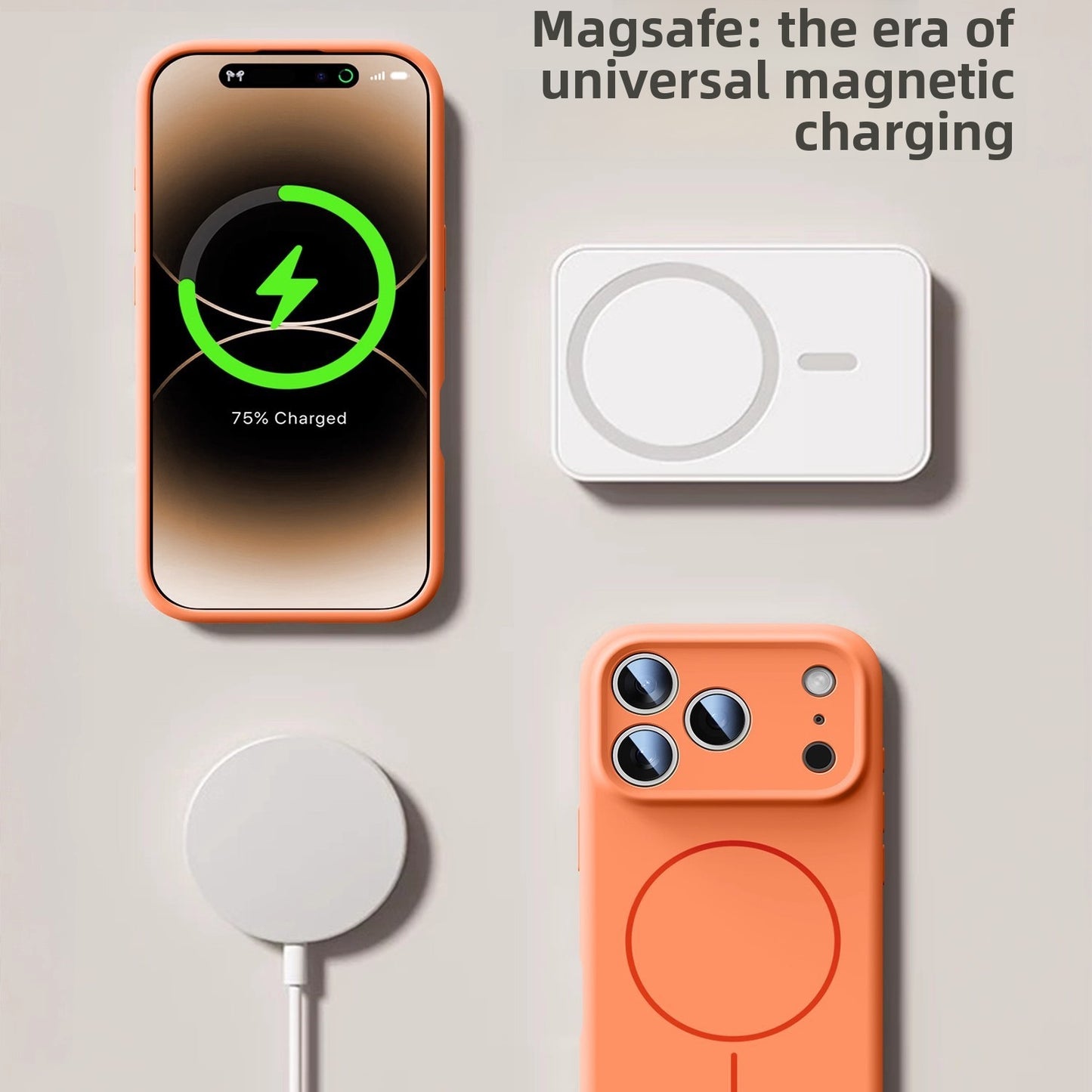 Magnetic Liquid Silicone Phone Case